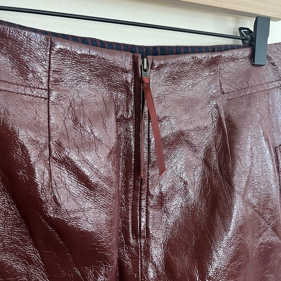Maeve x Anthropologie NWOT Faux Leather Mini Skirt - Picture 10 of 13